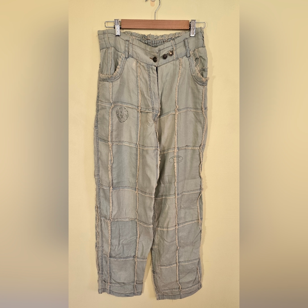 Womens Lightweight Patchwork Pants - image 2